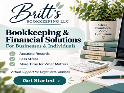 Britt's Bookkeeping LLC - bookkeeping and financial solutions for businesses and individuals