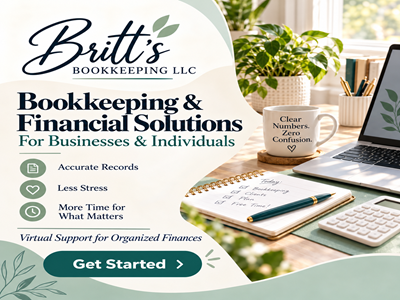 Britt's Bookkeeping LLC - bookkeeping and financial solutions for businesses and individuals