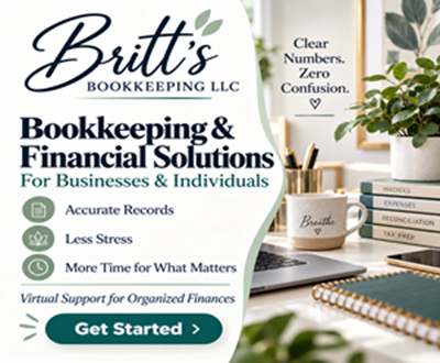 Britt's Bookkeeping LLC - bookkeeping and financial solutions for businesses and individuals